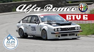 Alfa Romeo GTV6 Rally amp Hillclimb  epic Busso V6 sound 🍀 PURE SOUND HD [upl. by Yanat]