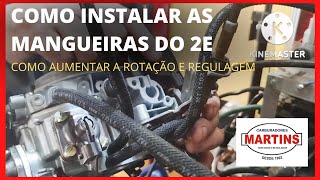 Como instalar as mangueiras do carburador 2e como aumentar a rotação e regulagem da misturamartins [upl. by Mich800]