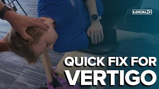 Epley maneuver can be quick effective treatment for vertigo [upl. by Enyrehtak]