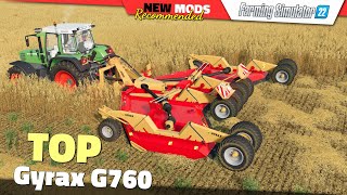 FS22  Gyrax G760  Farming Simulator 22 New Mods Review 2K60 [upl. by Darnok]