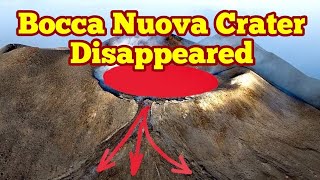 Eruption Changed Etna Summit Voragine Cone Lava Filled Up Bocca Nuova Crater Siciliy Italy [upl. by Secnarf]