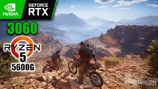 Ghost Recon Wildlands RTX 3060 12GB amp RYZEN 5 5600G Benchmark 1080p Max Grapichs [upl. by Goldstein]