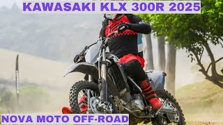 Kawasaki KLX 300R 2025 Preço Especificações e Detalhes da Nova OffRoad [upl. by Nyledaj]