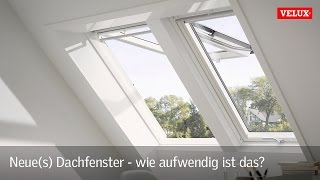 Neues Dachfenster  wie aufwendig ist das [upl. by Bussy]