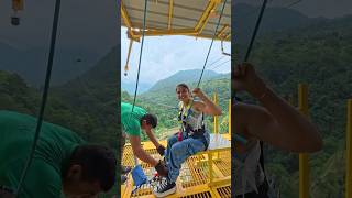 Jumpin Heights Rishikesh bungee bungeejumping jumping adventure trending viral bungy shorts [upl. by Kristopher]