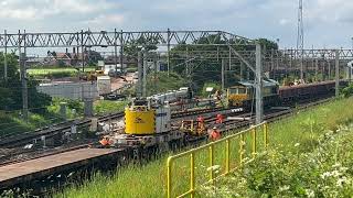 Crewe Basford Hall track replacement 25524 [upl. by Stoneman]