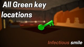 All green key locations in ISInfectious smile [upl. by Boatwright621]