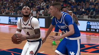 Kentucky vs Auburn  College Basketball 2172024  NCAA Full Game Highlights  NBA 2K24 Sim [upl. by Zampardi]