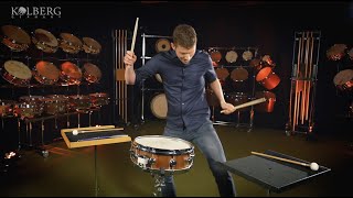 “TCHIK” – Snare Solo by Nicolas Martynciow performance Daan Wilms [upl. by Yaker]