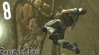 PLANT 42YAWN BOSS BATTLE  Resident Evil Remastered Gameplay  Part 8 [upl. by Bucky262]