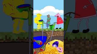 Help Daddy Pig get the treasureanimation peppapig cartoon funny [upl. by Aleinad]