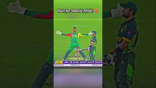 Wait for Shahid Afridi🥵 cricket sports shortfeed shahidafridi [upl. by Madora]