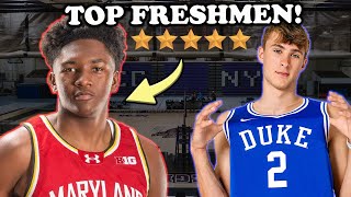 TOP 10 Most IMPACTFUL FRESHMAN in College Basketball [upl. by Gotthard874]