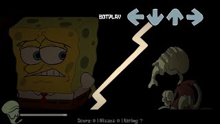 Unleashed Instrumental  FNF VS The Lost SpongeBob Animatic Mod DEMO OST [upl. by Yup549]