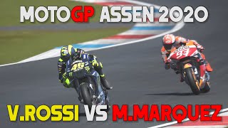 MotoGP™ 2020 Valentino Rossi VS Marc Marquez [upl. by Gavra639]