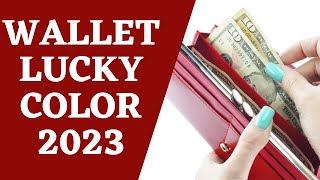 2023 lucky wallet color [upl. by Avrit322]