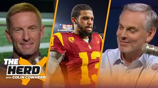 Caleb Williams brought to tears after USC loss on Michigan allegations QB Draft class  THE HERD [upl. by Kitty]