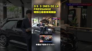 「ＤＳ ３ INES DE LA FRESSANGE」特別仕様車車両解説 シトロエン フレサンジュ DS3 [upl. by Pasahow184]