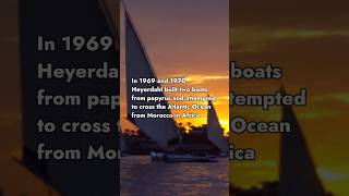 About first papyrus boat Ra historicalshipmodeling papyrusboat thorheyerdahl [upl. by Paddy157]