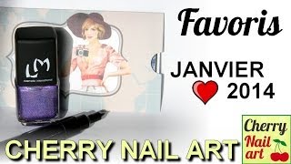 Mes favoris ongles janvier 2014 [upl. by Aronoel530]