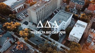 UW  Madison Tri Delta Bid Day 2018 [upl. by Ahcim425]