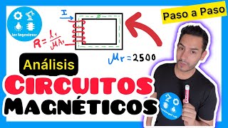 ✅CIRCUITOS MAGNÉTICOS Ejemplo 1 𝙋𝙖𝙨𝙤 𝙖 𝙋𝙖𝙨𝙤 💯​😎​🫵​ MÁQUINAS ELÉCTRICAS [upl. by Ettenaj]