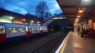 London Underground Northbound amp Southbound 1972 Stock Bakerloo Line Trains at Kensal Green [upl. by Hafital]