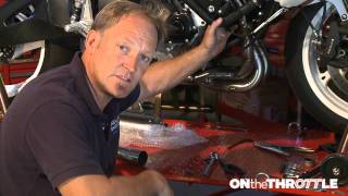 M4 Motorcycle Exaust Install part 2 GSXR600 [upl. by Nakre]