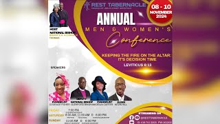 Men amp Womens Conference  Friday Night Service  Friday November 8th 2024 [upl. by Attenod]