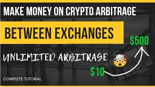 Make money buying and selling cryptos between exchanges coinmarketcap arbitragecoinmarketcap [upl. by Minton]