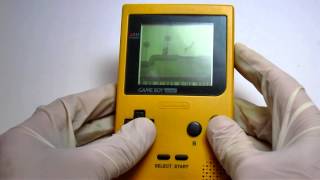 Yellow Nintendo Gameboy Pocket 1996 Handheld Portable Console [upl. by Nytsirc607]