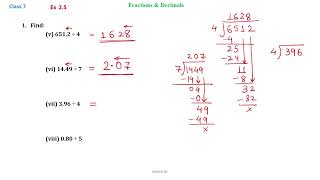 Class 7  Maths  Ex 25  Q1 vviii [upl. by Mano]