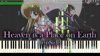 Heaven is a Place on Earth  fripSide 『劇場版ハヤテのごとく！ 』 full piano 【Sheet Music】 [upl. by Atteloj]