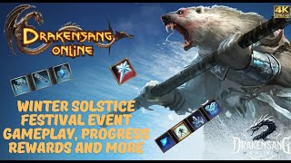 Drakensang Online Winter Solstice Festival Event Gameplay Progress Rewards Drakensang dso [upl. by Verney902]