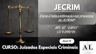 Juizado Especial Criminal JECRIM  Artigo por artigo  Art 67 “caput” da Lei 909995 [upl. by Carolyne]