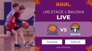 Siauliai 2010 vs BC Kalev CramoKK Sokud 2009  BBBL Boys U16 [upl. by Atnom551]