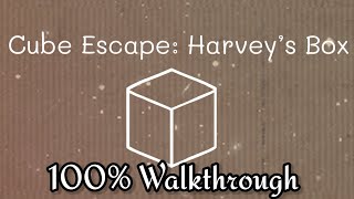 Cube Escape Harveys Box Full Walkthrough [upl. by Anilehs657]