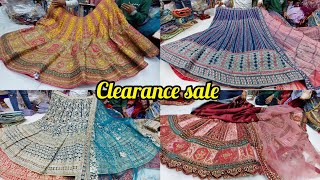 chickpet wholesale lehenga clearance salesingle piece courier available starting from 800rs only [upl. by Ahsenyl821]