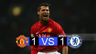 man United vs Chelsea  11  extended highlights and Goals  UCL final 2009 [upl. by Cooley931]