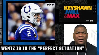 Carson Wentz will be in the perfect situation with the Commanders  Keyshawn Johnson  KJM [upl. by Acilegna]