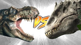 Indominus Rex VS Tyrannosaurus Rex This aint what you think [upl. by Luci]