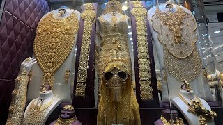 DUBAI GOLD MARKET  DUBAI DEIRA GOLD SOUK [upl. by Enyrehtak]