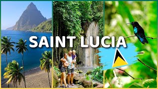 SAINT LUCIA  Most BEAUTIFUL Island in the World  TRAVEL GUIDE to ALL Top Sights of St Lucia [upl. by Kinson]