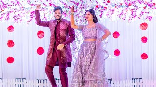 Sangeet Couple Dance Performance Bride And Groom  Janam Janam  Tum Se Hi [upl. by Anitteb]