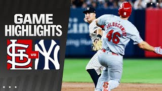 Cardinals vs Yankees Game Highlights 83024  MLB Highlights [upl. by Nazay]