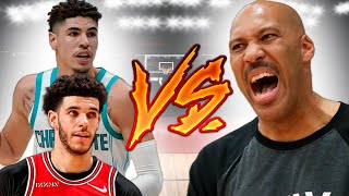 Lamelo Ball and Lonzo Ball vs Lavar Ball [upl. by Attwood]