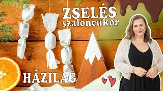 Zselés szaloncukor házilag 🍬 karácsonyi recept [upl. by Yht]