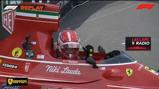 Absolutely Classic Crash Charles Leclerc Ferrari Team Radio At Monaco Historic Grand Prix F1 [upl. by Ahtanaram]