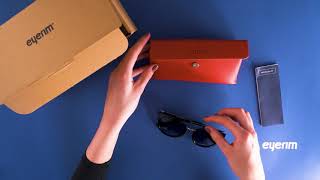 eyerim presents Unboxing of Guess GU7459 01B sunglasses [upl. by Esinehc658]