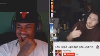 SoLUMINATI Reacts to LosPollos quotCalling Him Outquot [upl. by Owena]